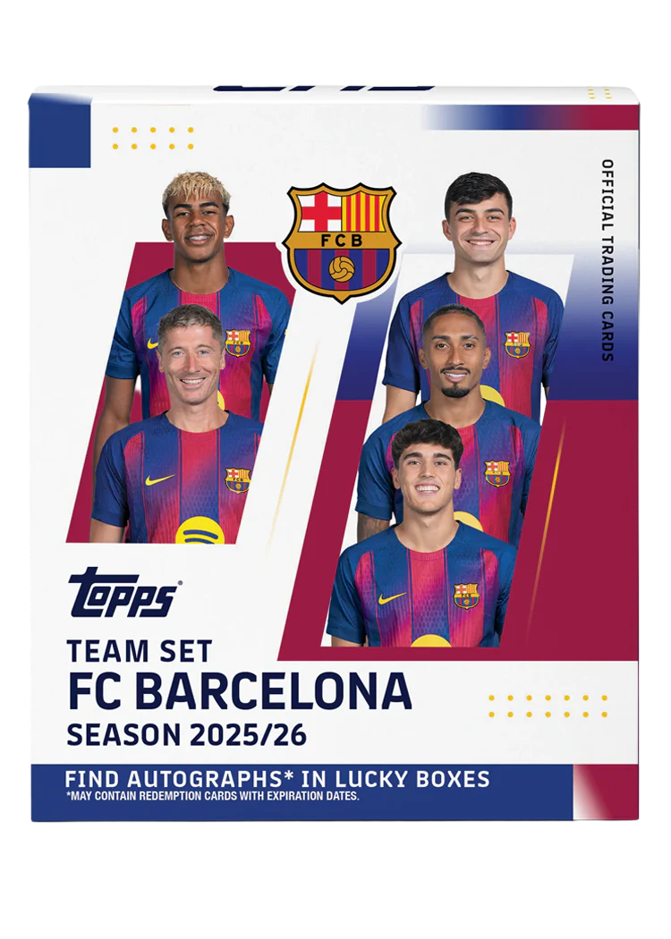 2025-26 TOPPS FC Barcelona Team Set