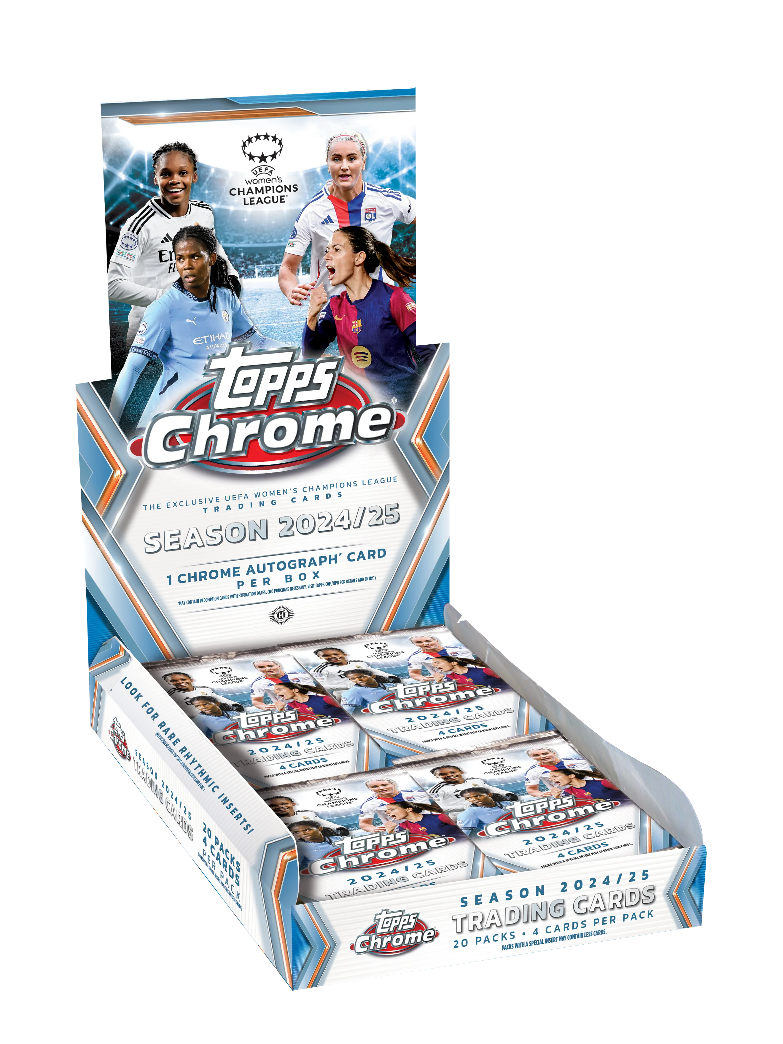 2024-25 TOPPS UEFA Women's Champions League Chrome Soccer