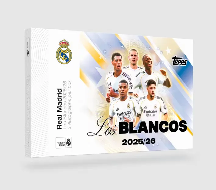 2025-26 TOPPS Los Blancos Real Madrid C.F. Soccer Cards
